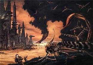 FIVE MONTHS OF TORMENT POSTER by Rodney Matthews