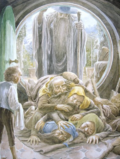 AN UNEXPECTED PARTY by Alan Lee