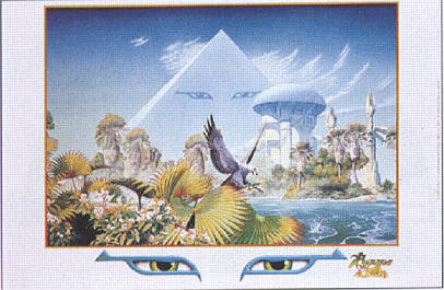 ASIA PYRAMID POSTER by Roger Dean