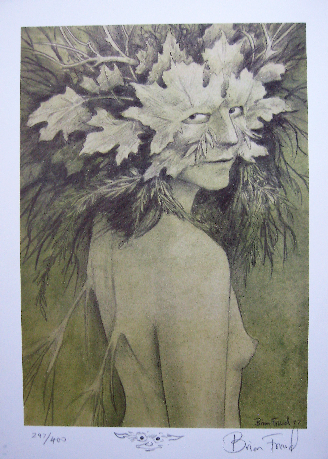 GREEN WOMAN ll WITH SKETCH by Brian Froud (Ltd)