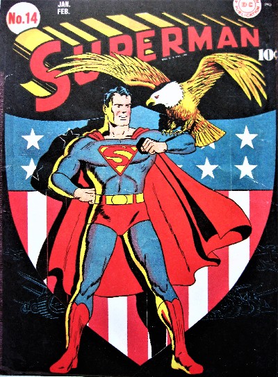 SUPERMAN COMIC COVER No 14 art print 