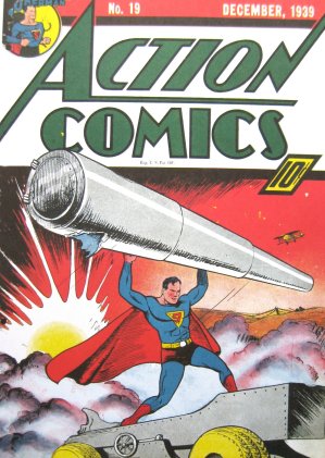 ACTION COMICS No.19 COMIC COVER art print by Joe Shuster