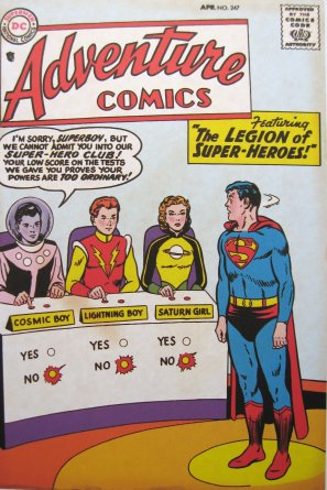 LEGION OF SUPER-KEROES 247 COMIC COVER art print 