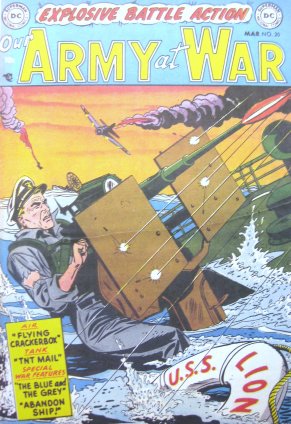 ARMY AT WAR 20 COMIC COVER art print  