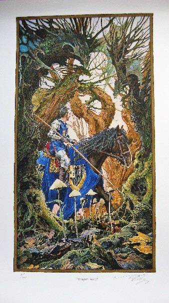 DRAGON WOOD Limited Edition Giclee print by Ed Org