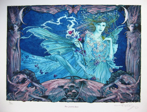 FAERIE ROSE Limited Edition Giclee print by Ed Org