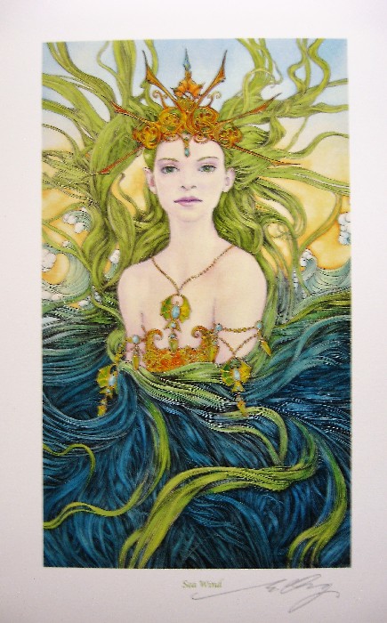 SEA WIND signed Giclee print by Ed Org