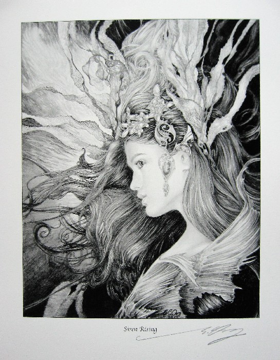 SIREN RISING signed Giclee print by Ed Org