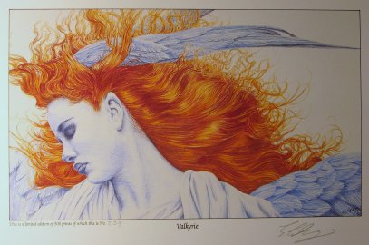 VALKYRIE limited edition print by Ed Org