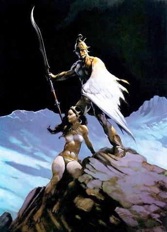 WITHERWING poster print by Frank Frazetta