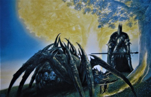 MELKOR AND UNGOLIANTE by John Howe
