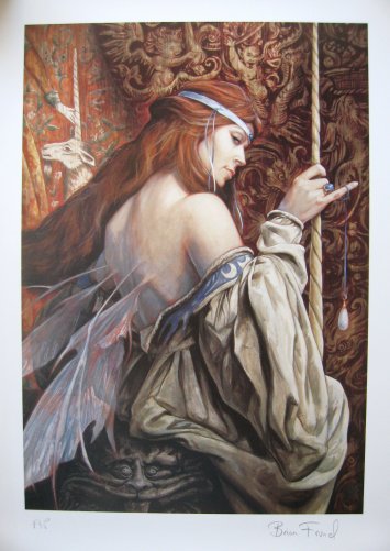 "The Magician" by Brian Froud  FANTASY ART PRINT