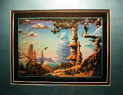 Anderson Bruford Wakeman and Howe mounted print