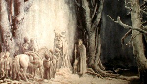 ENTRANCE TO MORIA (detail) by Alan Lee
