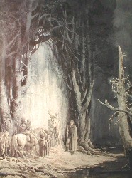 ENTRANCE TO MORIA MINIATURE by Alan Lee