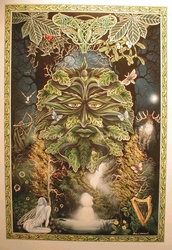 GREEN MAN SPECIAL EDITION FINE-ART PRINT by Peter Pracownik