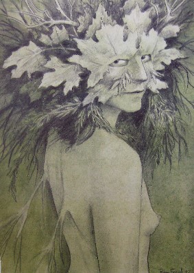 GREEN WOMAN ll by Brian Froud (Ltd)