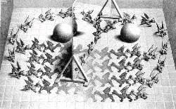 MAGIC MIRROR by MC Escher