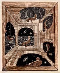 OTHER WORLD by MC Escher