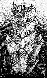 TOWER OF BABEL by MC Escher